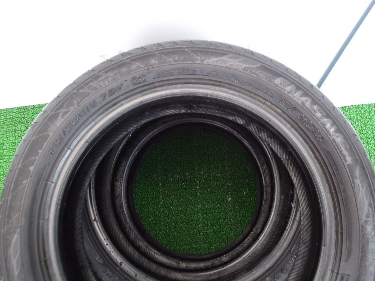 DUNLOP ENASAVE EC204 165/55r14. 本セット2021年製 ☆残溝8分山以上