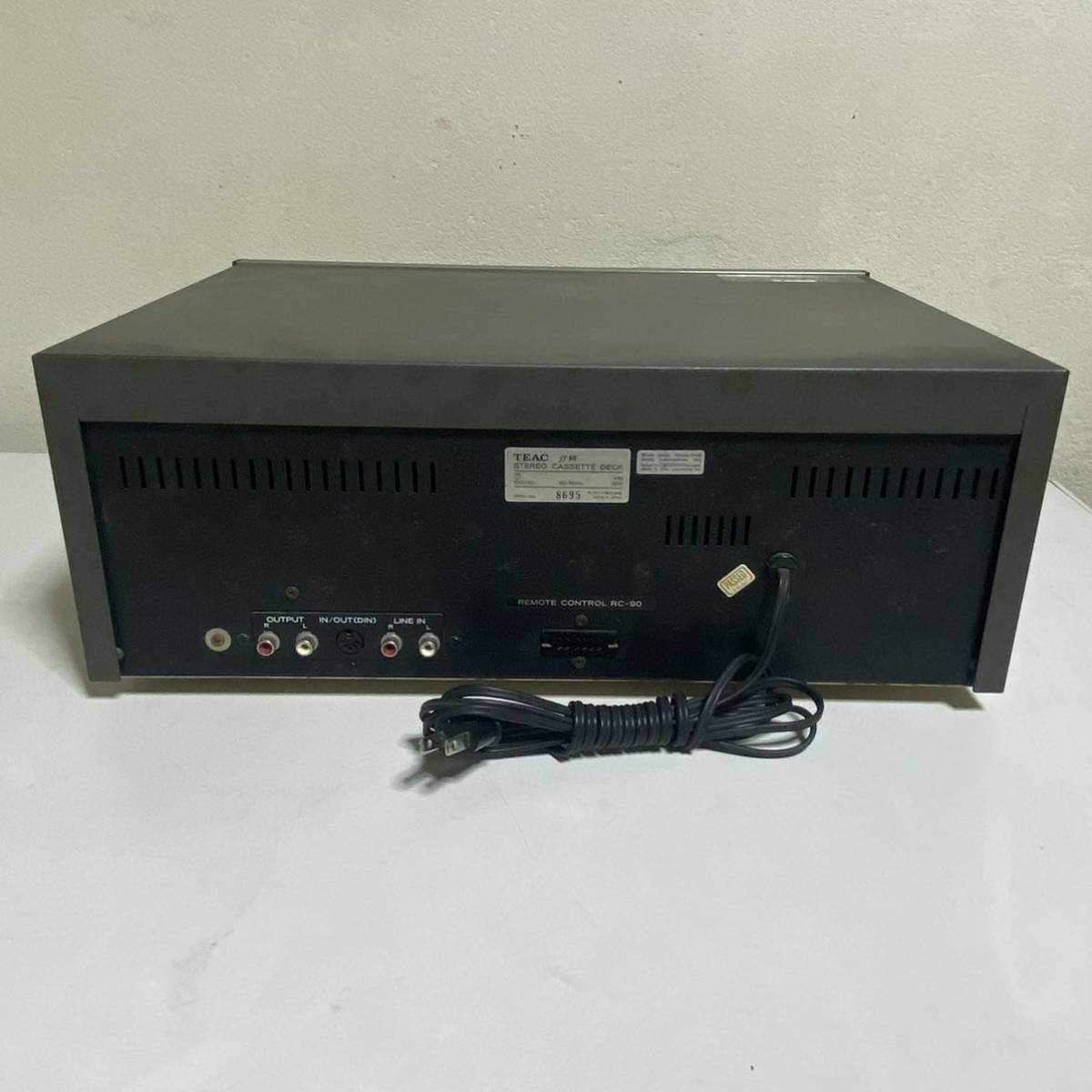 売切り！通電確認済み TEAC / ティアック STEREO CASSETTE DECK