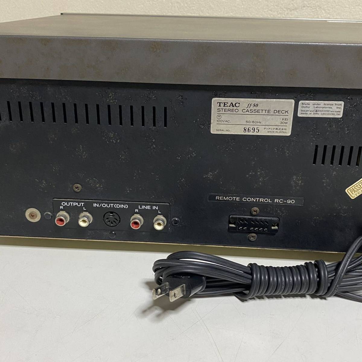 売切り！通電確認済み TEAC / ティアック STEREO CASSETTE DECK