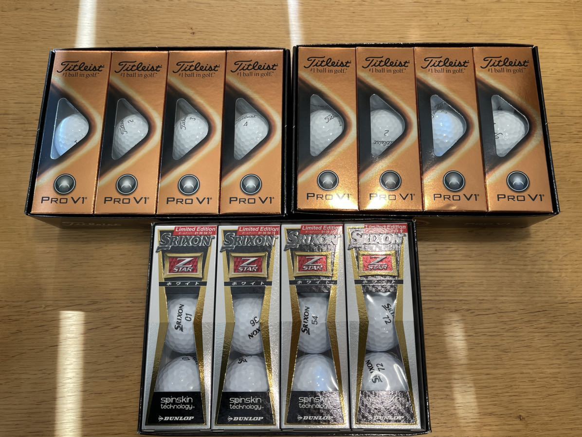 3箱セット Titleist タイトリスト PRO V1 ゴルフボール SRIXON