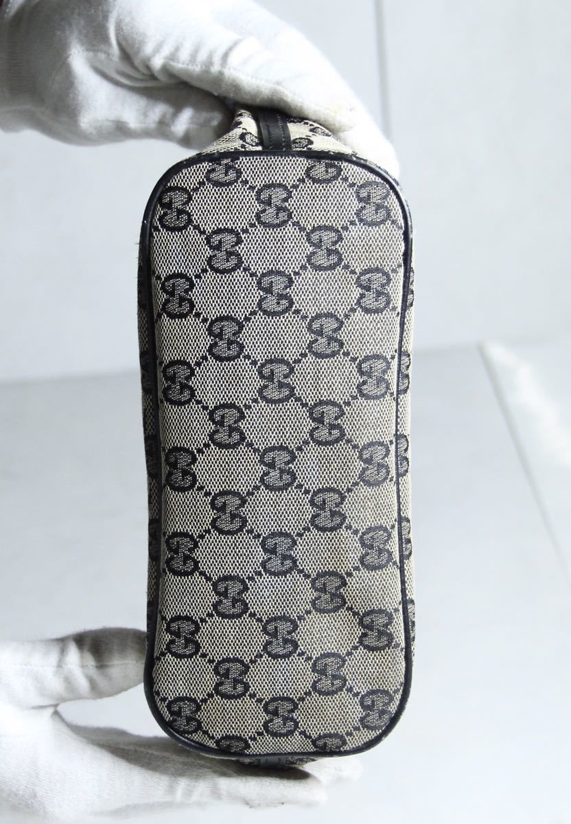 33.GUCCI グッチ アクセサリー ポーチ キャンバス柄 ブラック GUCCI