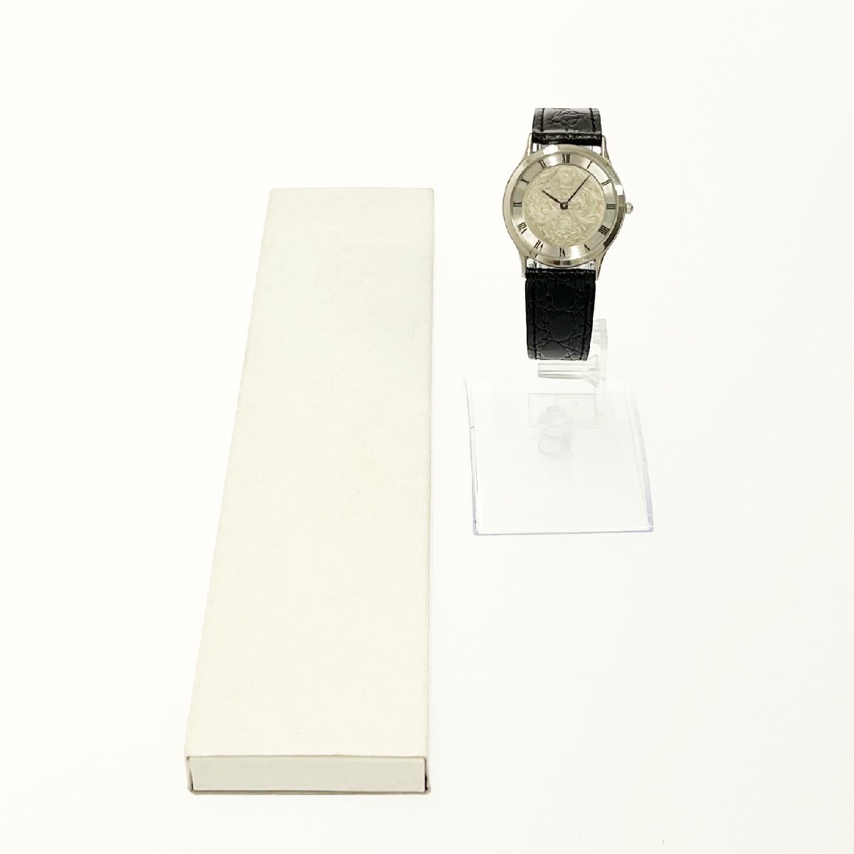 1円スタート】【良品】 鳳凰五十銭銀貨 シルバーウォッチ 銀文字盤 