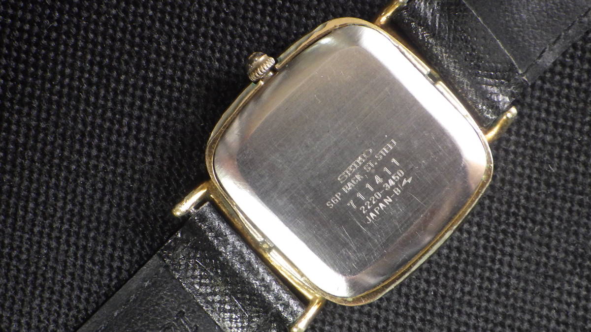 ヴィンテージ SEIKO セイコー シャリオ手巻き 2220-3450 ヴィンテージ 