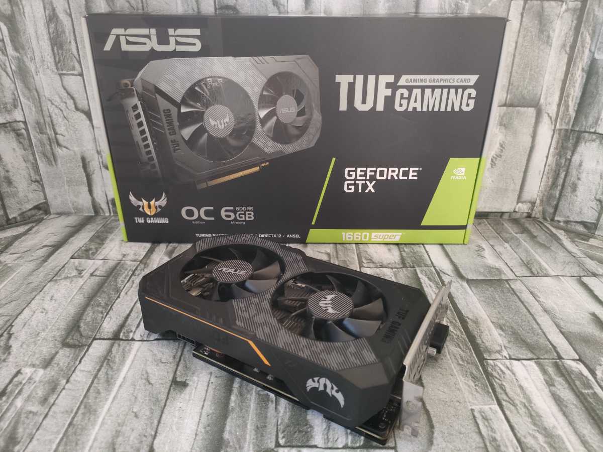 NVIDIA ASUS GeForce GTX1660Super 6GB TUF GAMING OC グラフィック