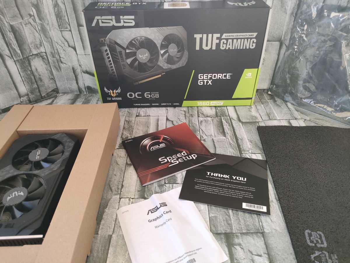 NVIDIA ASUS GeForce GTX1660Super 6GB TUF GAMING OC グラフィック