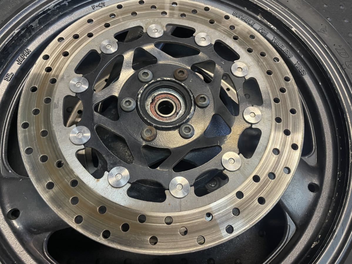 XJR400 4HM フロントホイール 17XMT3.00 F-49刻み ホイール オートバイ