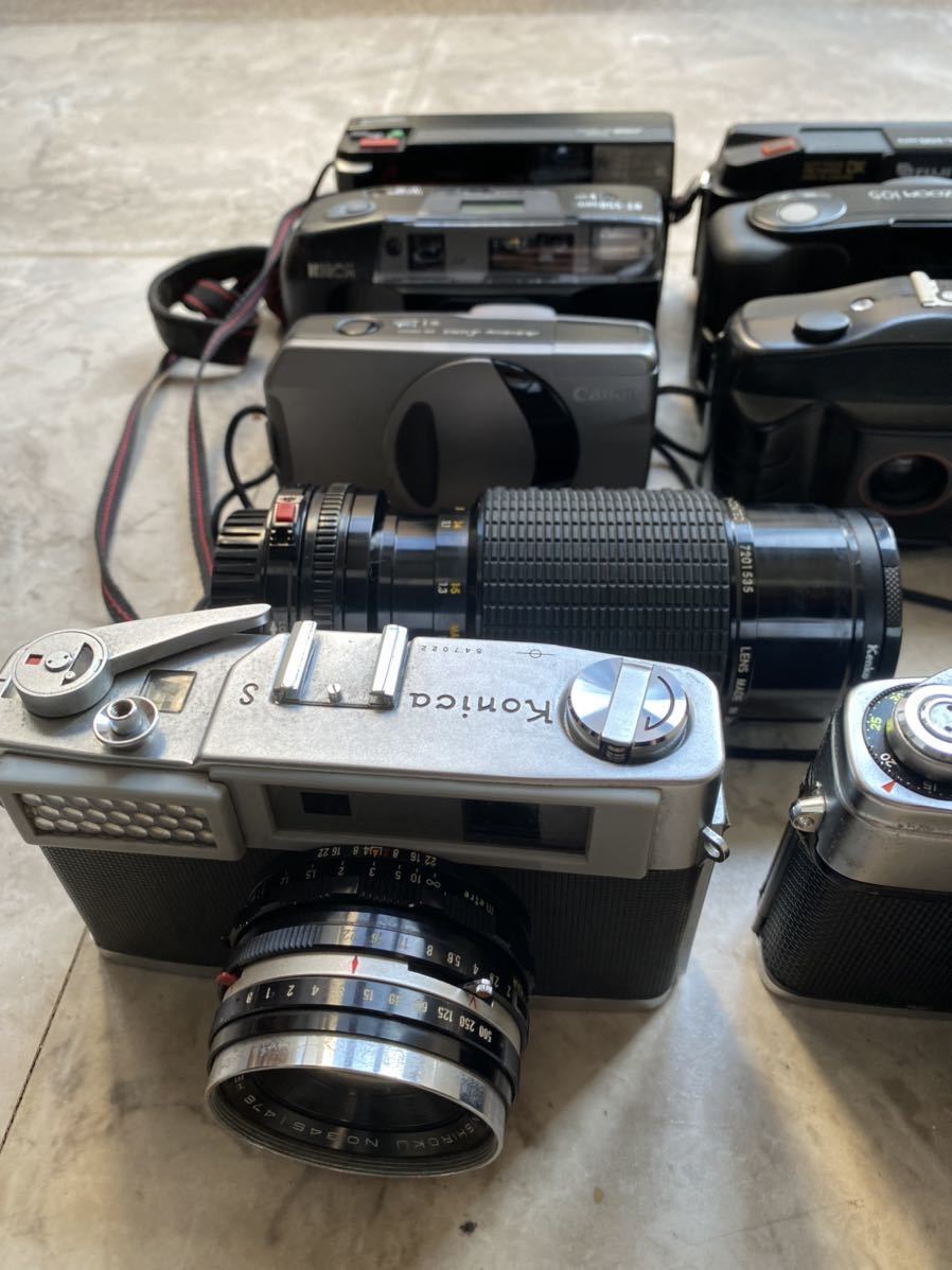 1円スタート】 フィルムカメラ 12台+1台(望遠レンズ)セット 一眼レフ