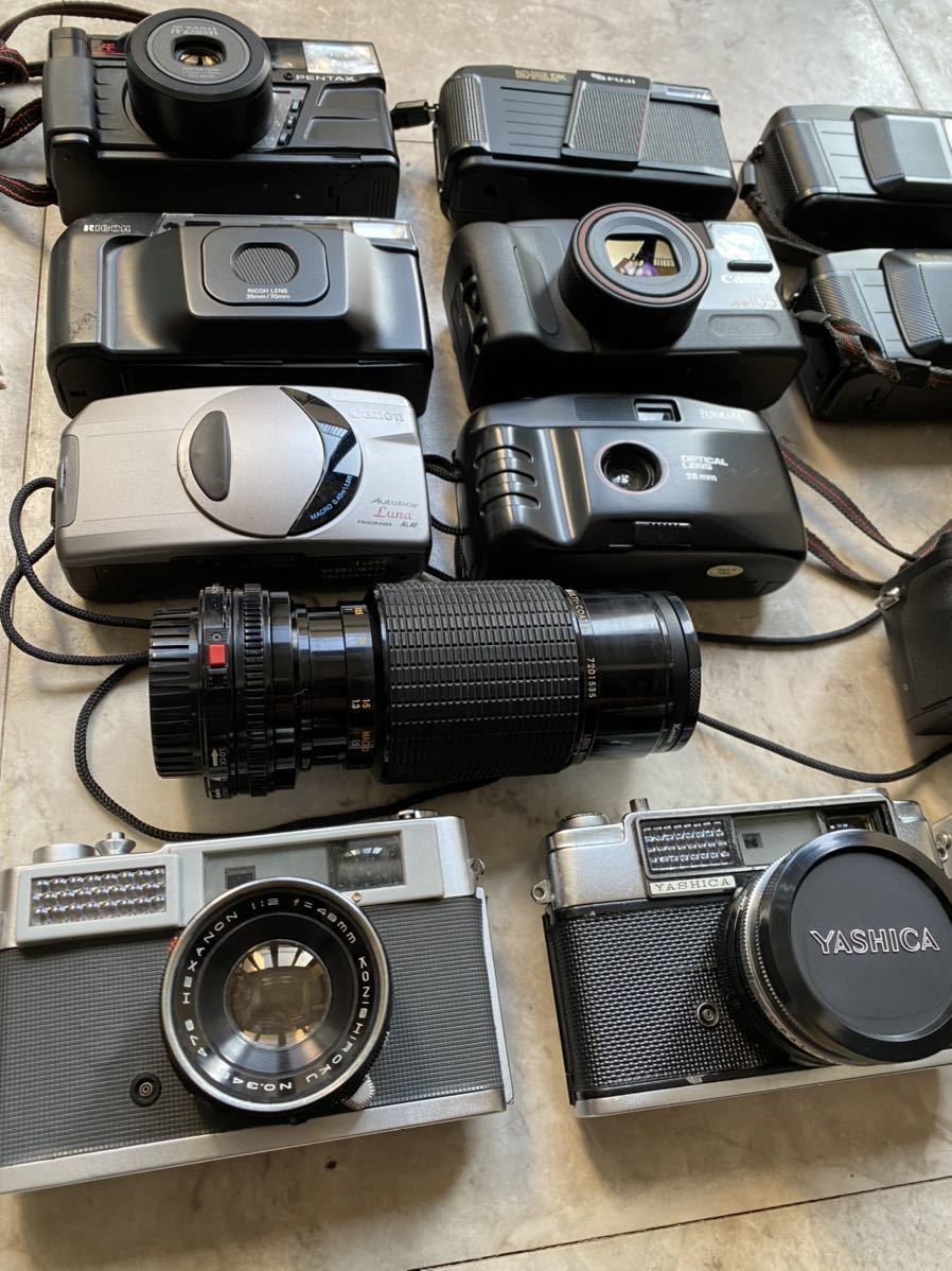 1円スタート】 フィルムカメラ 12台+1台(望遠レンズ)セット 一眼レフ