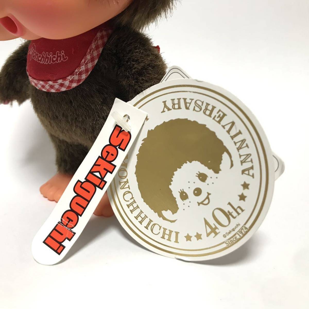 Sekiguchi 40th ANNIVERSARY 顔 か モンチッチ Mサイズ ぬいぐるみ