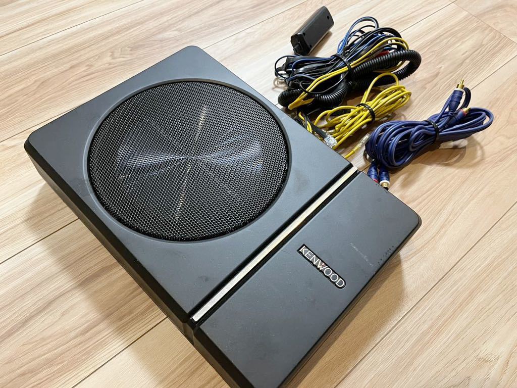 【使用期間短い】KENWOOD KSC-SW30 サブウーファー ケンウッド ウーハー ウーファー KSC-SW30 KENWOOD ケンウッド ヴィッツ（NSP130）にサブ KSC-SW30（生産完了品 ケンウッド｜KENWOOD