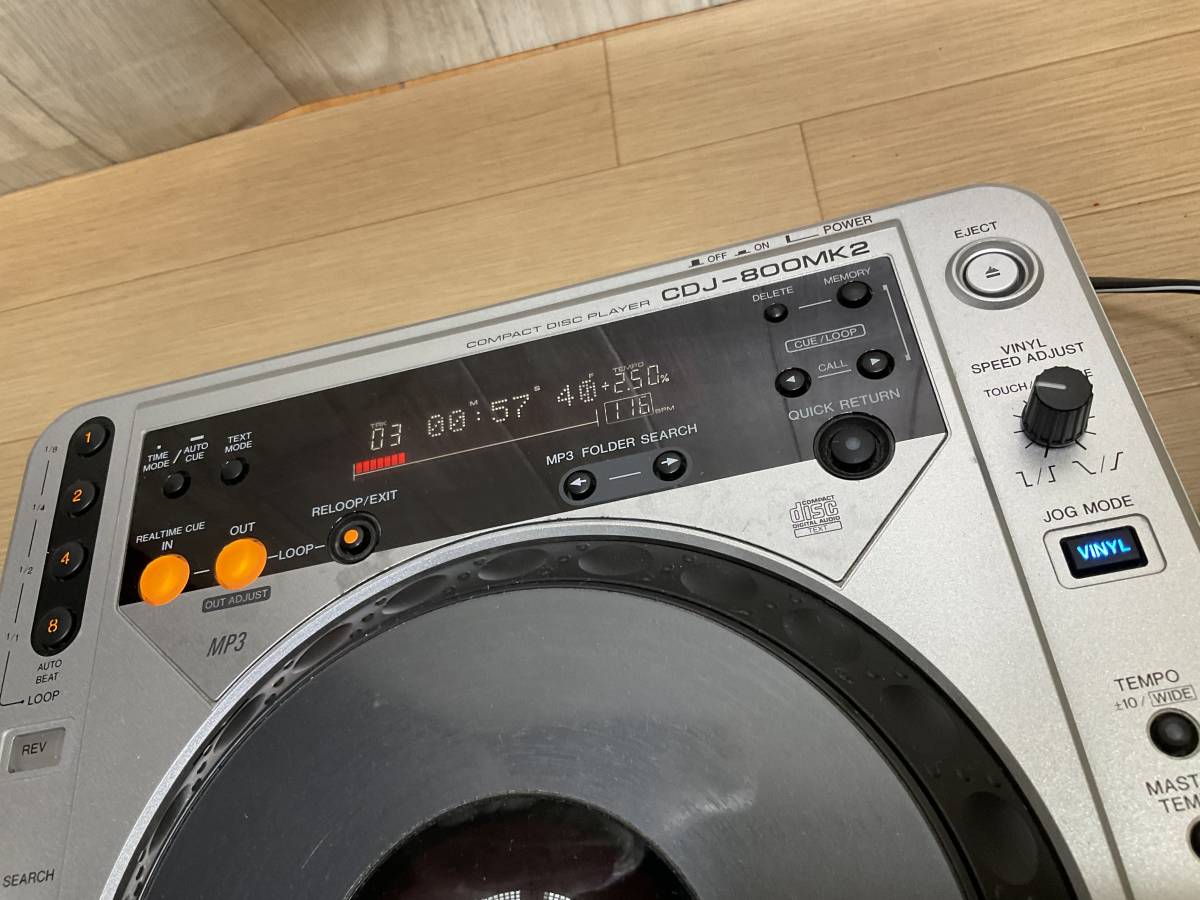 Pioneer CDJ-800mk2 動作確認済み Pioneer CDJ-800MK2 CDJ-800mk2 CD