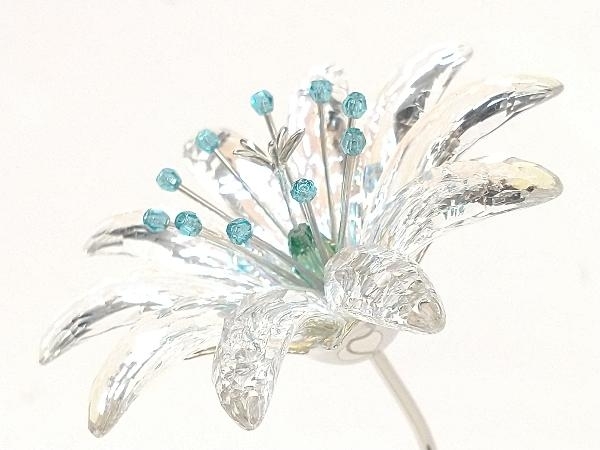 スワロフスキー 白鳥 花瓶 花 置物 3点セット SWAROVSKI