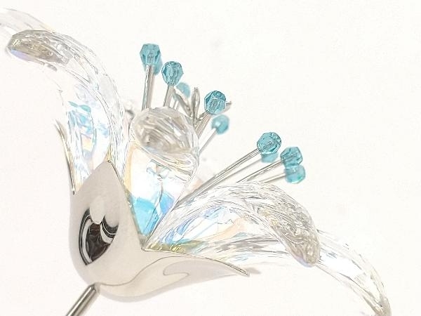 スワロフスキー 白鳥 花瓶 花 置物 3点セット SWAROVSKI
