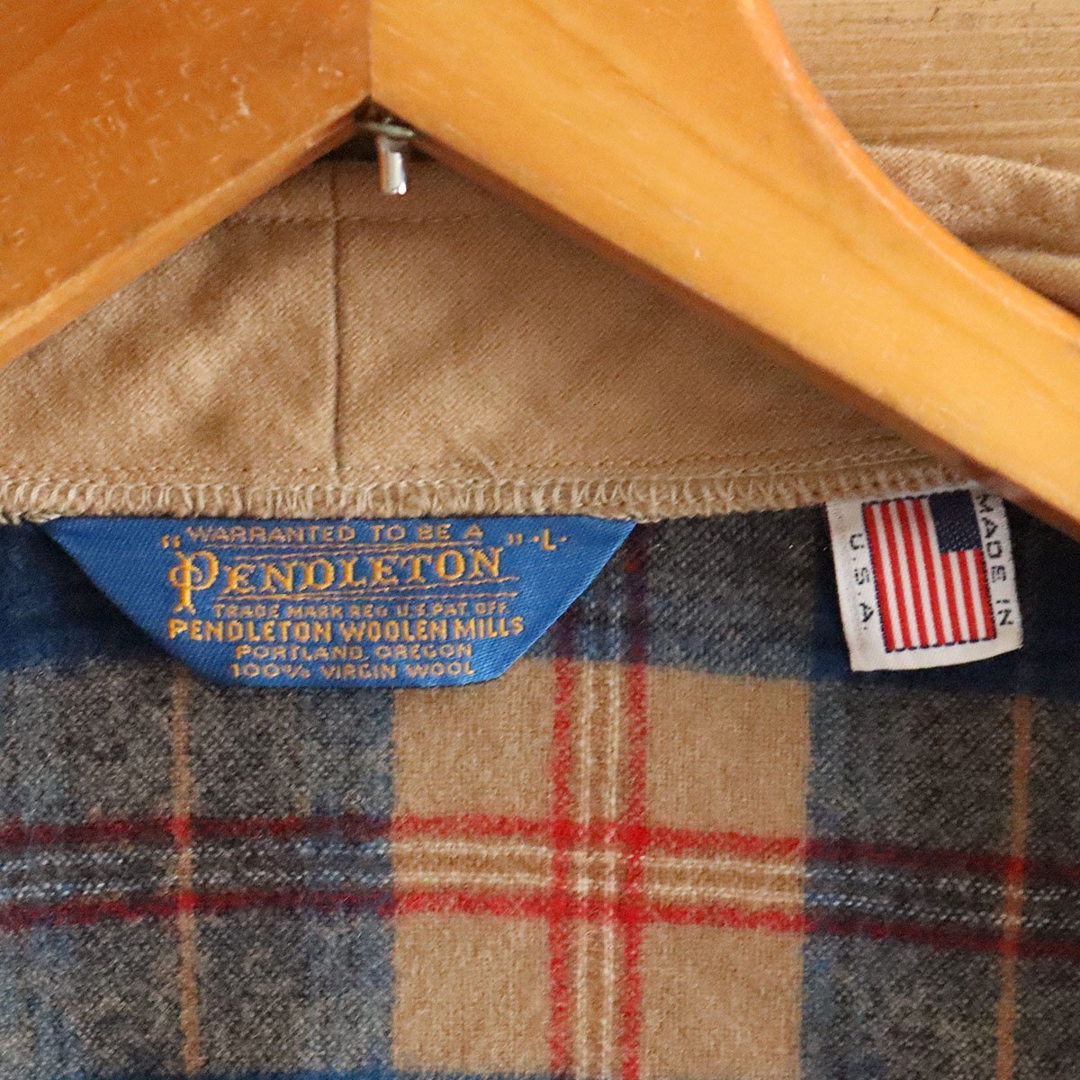 ♪12T/s4.26-2 USA製 アメリカ製 ヴィンテージ PENDLETON ペンドルトン 