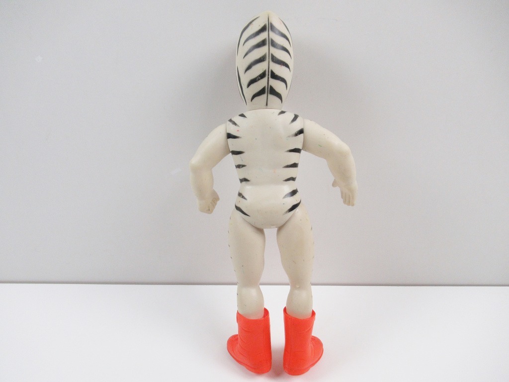 F20 当時物 中嶋製作所 タイガーマスク ザ グレートゼブラ ソフビ 高さ