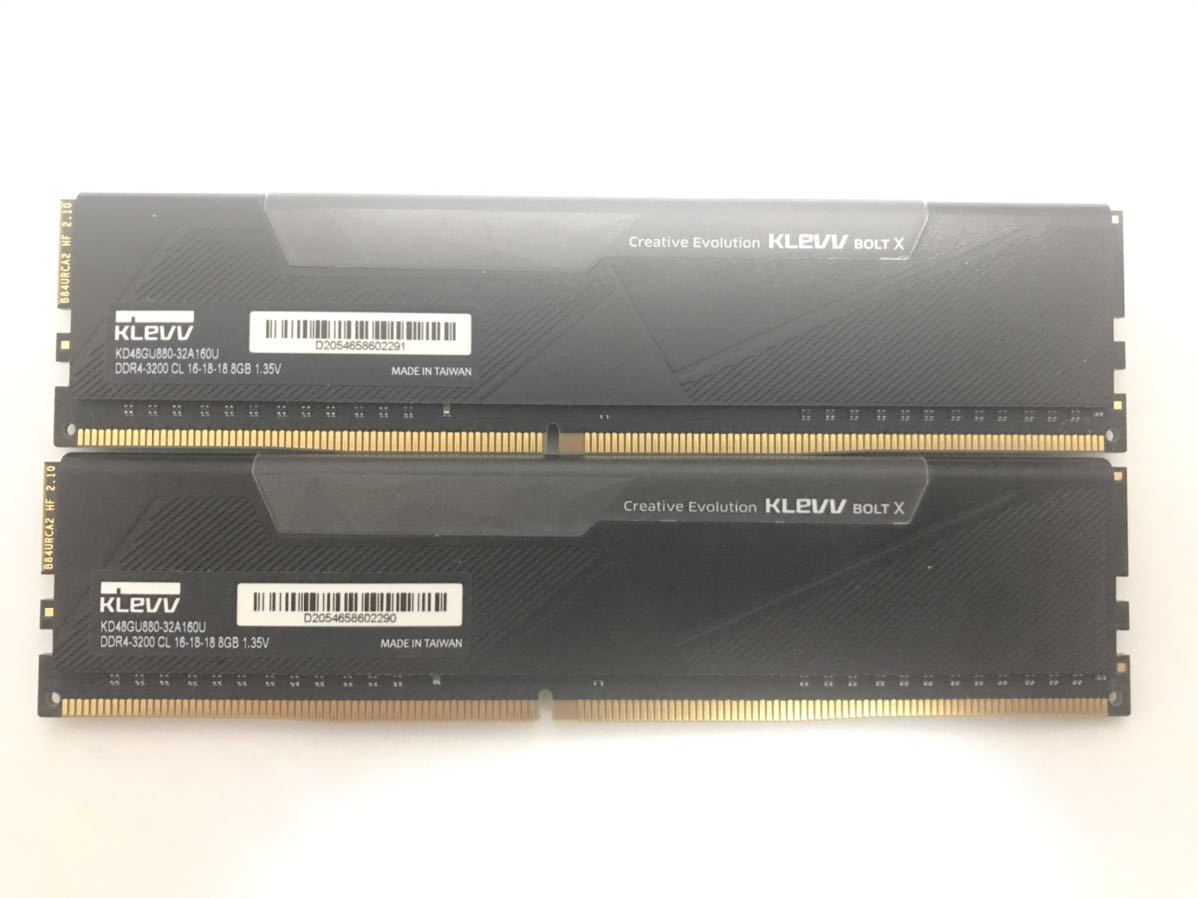 KLEVV BOLT X DDR4 メモリ 16GB ×2枚（計32GB） Amazon.co.jp: KLEVV Bolt