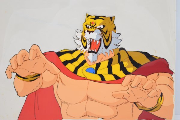 アニメ セル画 タイガーマスク 2世 8-13 A14 動画用紙付 animec