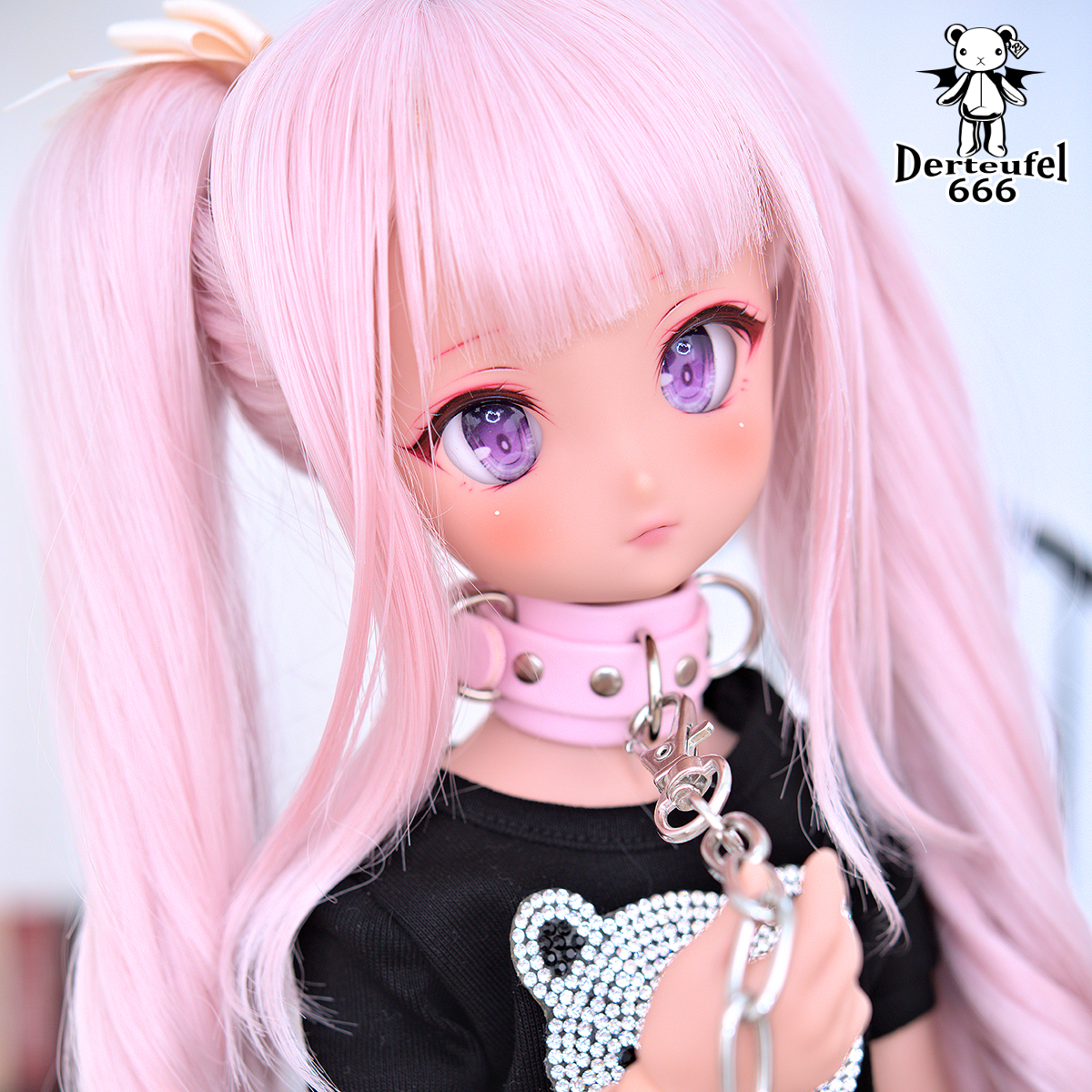  Derteufel666 コネクトレザーチョーカーTypeB いちごみるく DD MDD SD着用可(パーツ)｜売買されたオークション情報、yahooの商品情報をアーカイブ公開 - オークファン パーツ