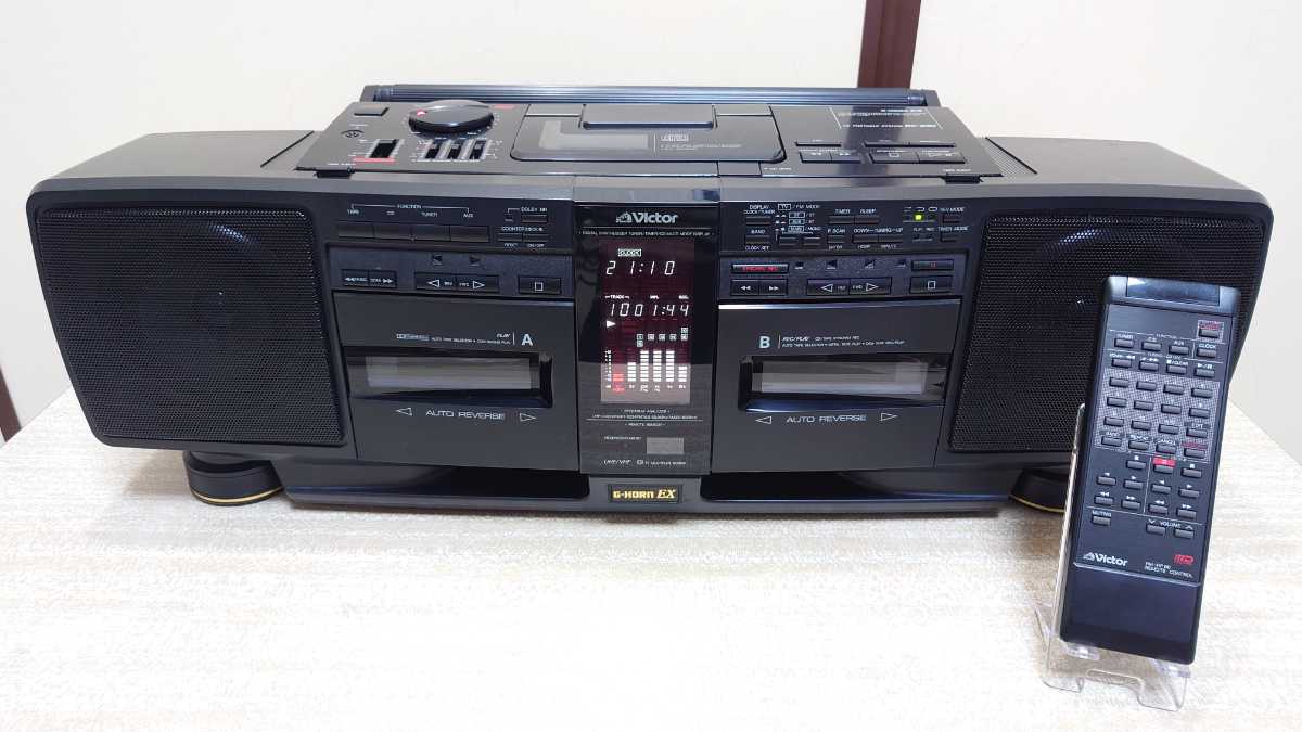 Victor ビクター CDポータブルシステム CDラジカセ CD G-HORN EX JVC
