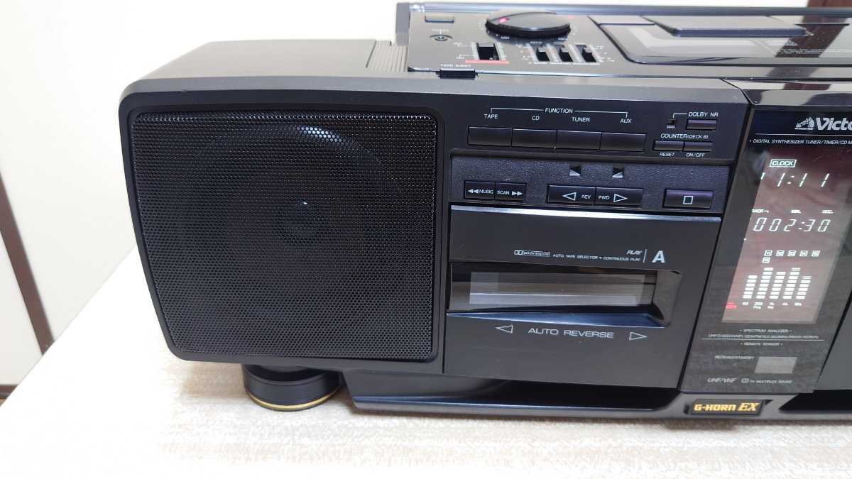 Victor ビクター CDポータブルシステム CDラジカセ CD G-HORN EX JVC