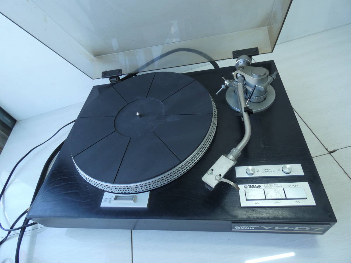 ★YAMAHA ヤマハ YP-D7　ターンテーブル　レコードプレイヤー　LP　通電　回転確認 z02793 YP-D7 ヤマハ YAMAHA 0 YP-D9 -
