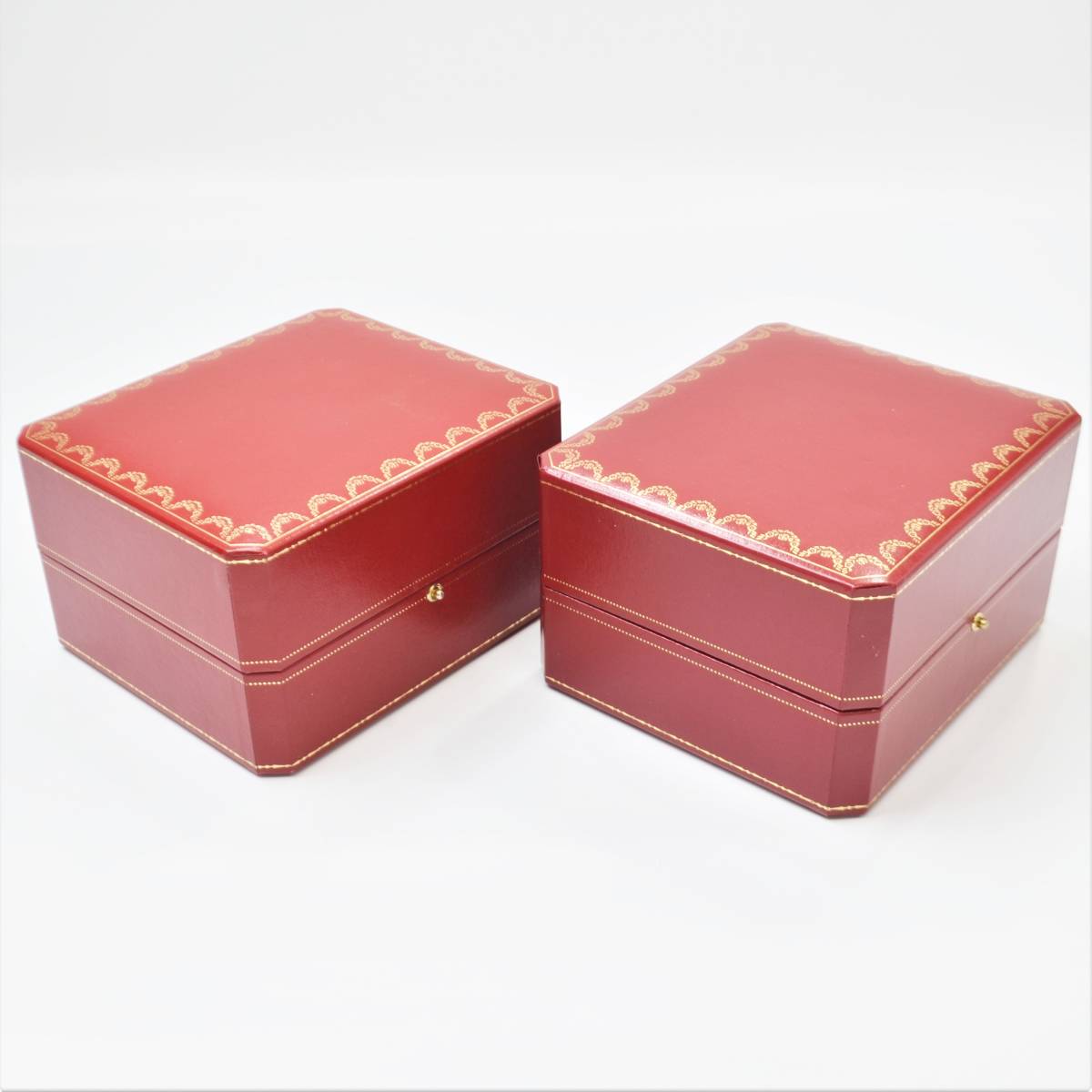 S 1円スタート Cartier カルティエ ケース 空箱 赤箱 BOX 腕時計箱 4個 