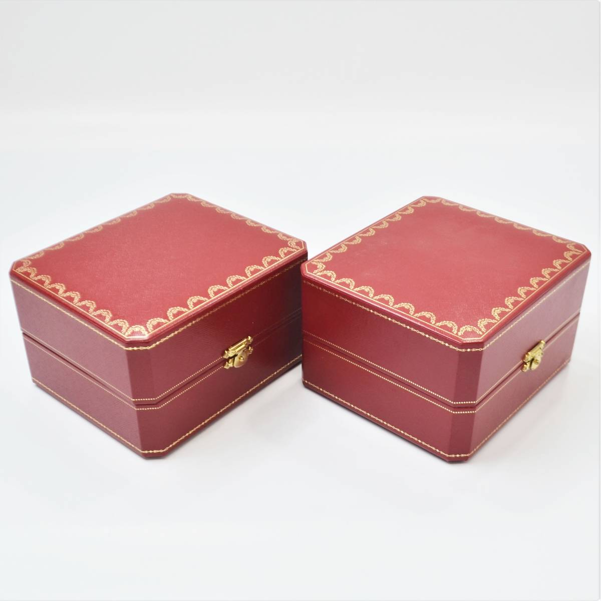 S 1円スタート Cartier カルティエ ケース 空箱 赤箱 BOX 腕時計箱 4個 