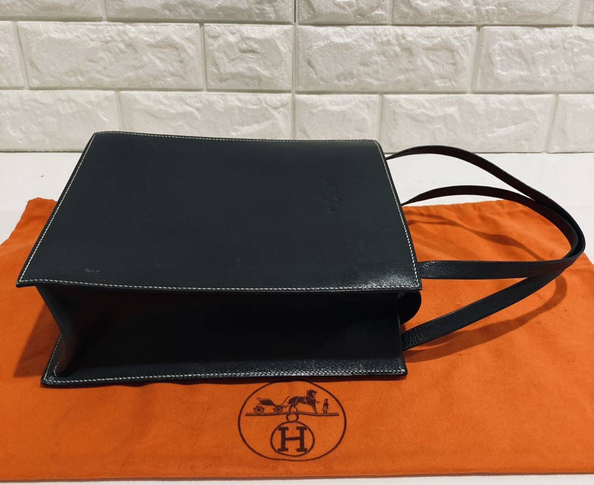 HERMES オオサカ 長財布 ボックスカーフ フレミング MC2 エルメス