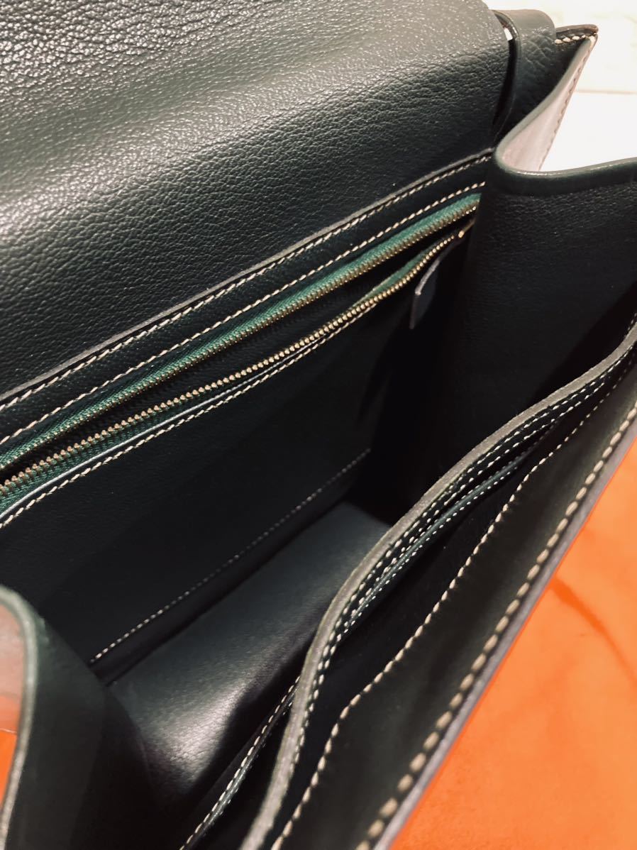 HERMES オオサカ 長財布 ボックスカーフ フレミング MC2 エルメス