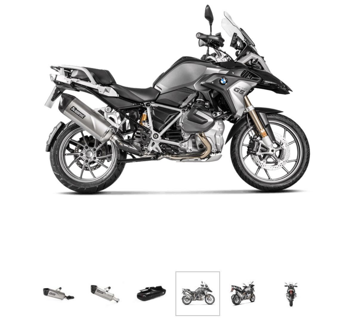 美品 R1250GS AKRAPOVIC スリップオンマフラー プロト正規輸入品 アクラポビッチ スリップオンマフラー R1250GS用