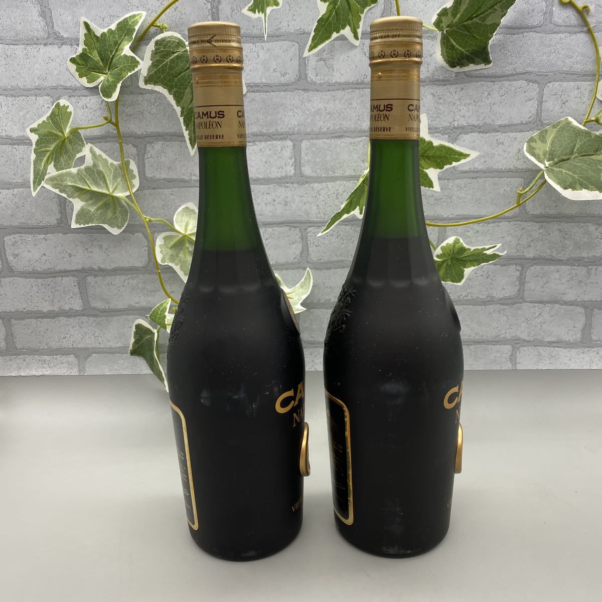 J-8】CAMUS NAPOLEON VIEILLE RESERVE COGNAC 2本 セット まとめ