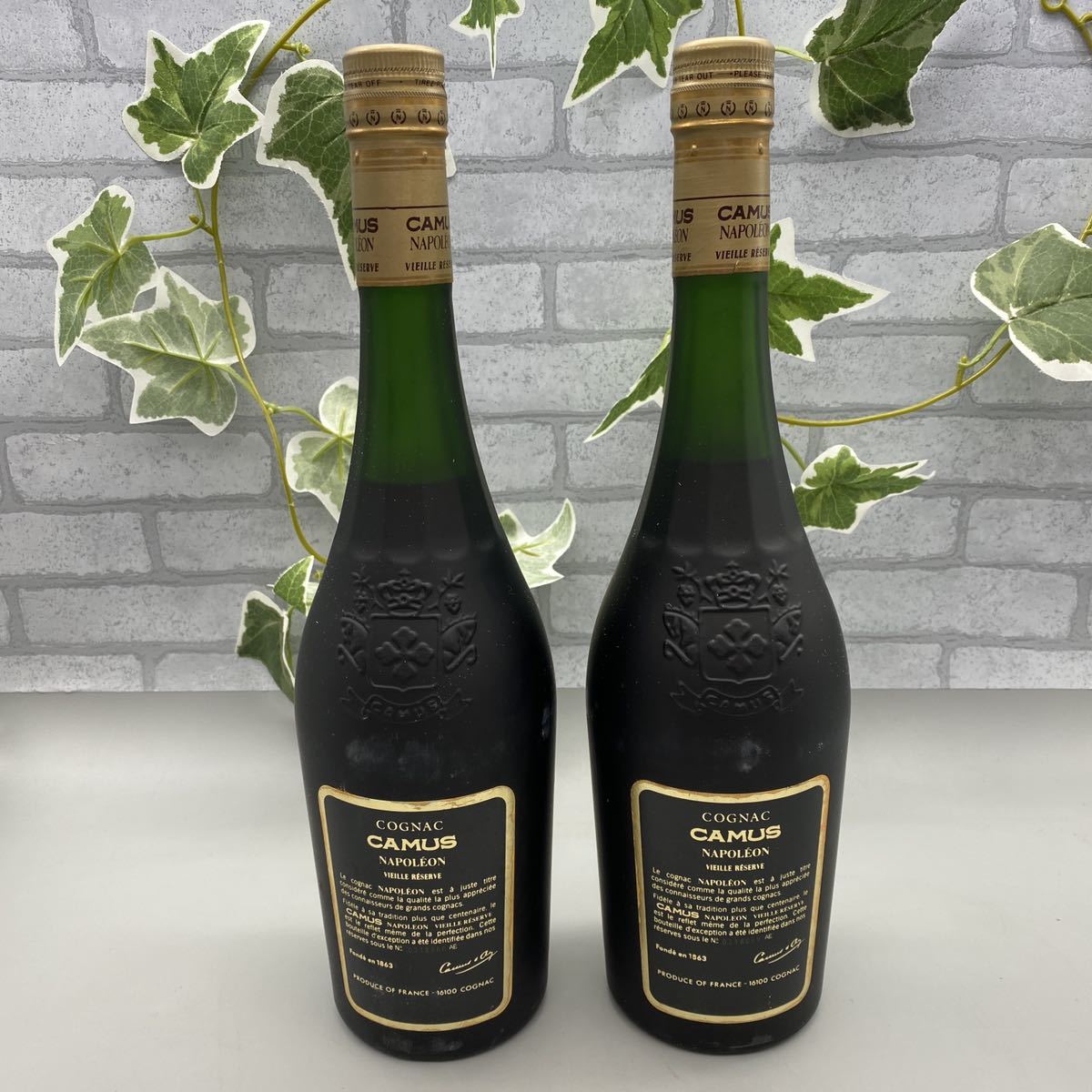 CAMUS NAPOLEON VIEILLE RESERVE ２本セット　【8】 J-8】CAMUS NAPOLEON VIEILLE RESERVE COGNAC 2本 セット まとめ
