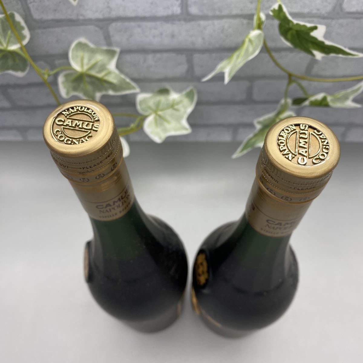 J-8】CAMUS NAPOLEON VIEILLE RESERVE COGNAC 2本 セット まとめ