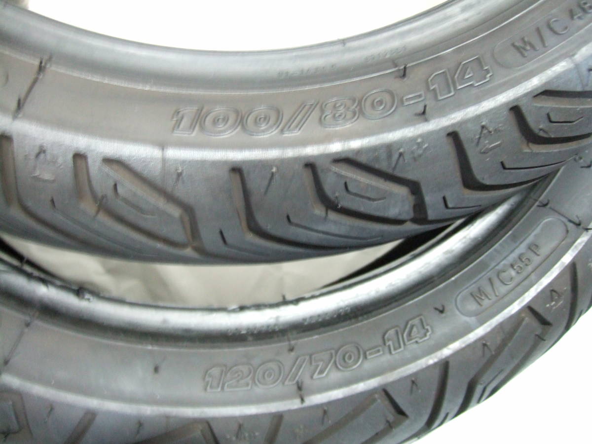 ミシュラン PCX タイヤ 前後 中古 PCX125 JF81 100/80-14 120/70-14 MICHELIN 