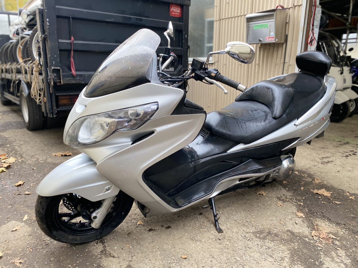 スカイウェイブ250 タイプS CJ46A 走行距離2万キロ台 不動 レストア