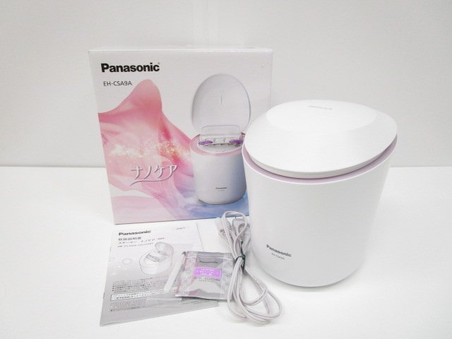 [即日発送]★良品★ Panasonic パナソニック スチーマーナノケア EH-CSA9A-P 温冷スチーム アロマ フェイスケア 美容家電 ピンク調 331 ナノケア スチーマー Panasonic EH-CSA96 即日発送]☆良品☆ スチーマー温冷