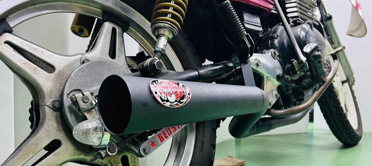 REDSTAGE 猪管シリーズ イノカン ホーク用マフラー 無双 ホーク250