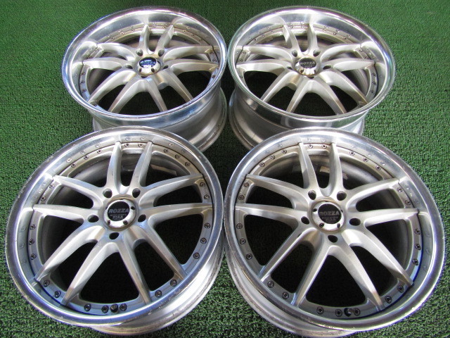 【新品，100%新品】 D2788 PIAA ROZZA 17インチ F 7.5J+44 R 8.5J+44 114.3-5H 4本セット ジャンク 修正ベース マークⅡ チェイサー アルテッツァなど(社外品)｜売買されたオークション情報、yahooの商品情報をアーカイブ公開 - 5穴