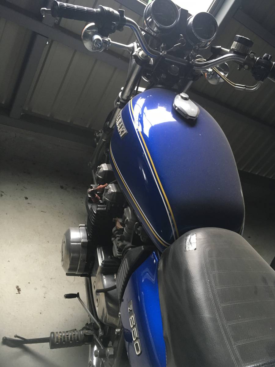 昭和51年式 カワサキ KZ650B ザッパー 国内 初期型 車体番号8千番台 低