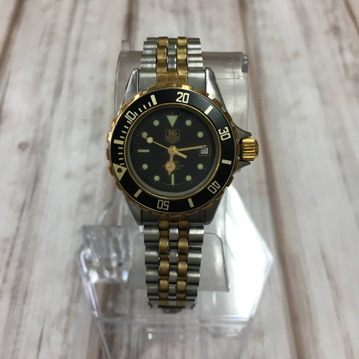 タグホイヤー HEUER ジャンク プロフェッショナル 980.038 ゴールド 