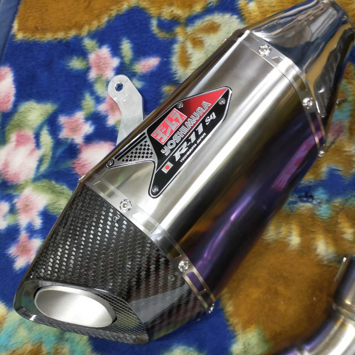 カワサキ Z900 ヨシムラSlip-on R-11Sq（18）チタンブルー Slip-On