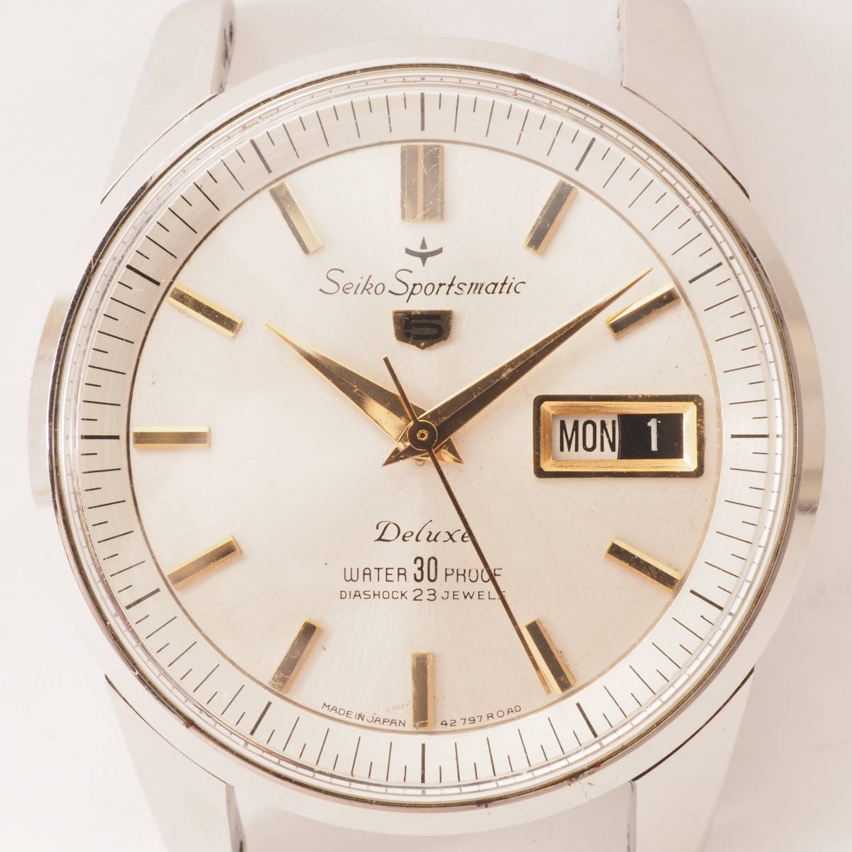 セイコー ファイブ スポーツマチック デラックス 7606-7991 SS SEIKO 5 