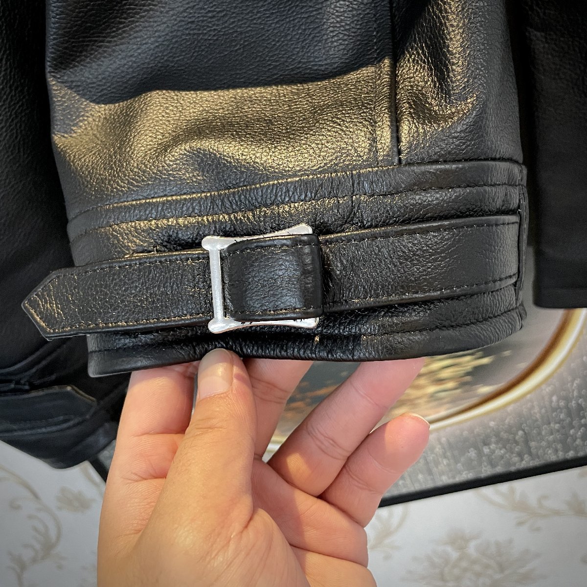 最高峰EU製＆定価16万◇UABONI*ユアボニ*レザージャケット*フランス 