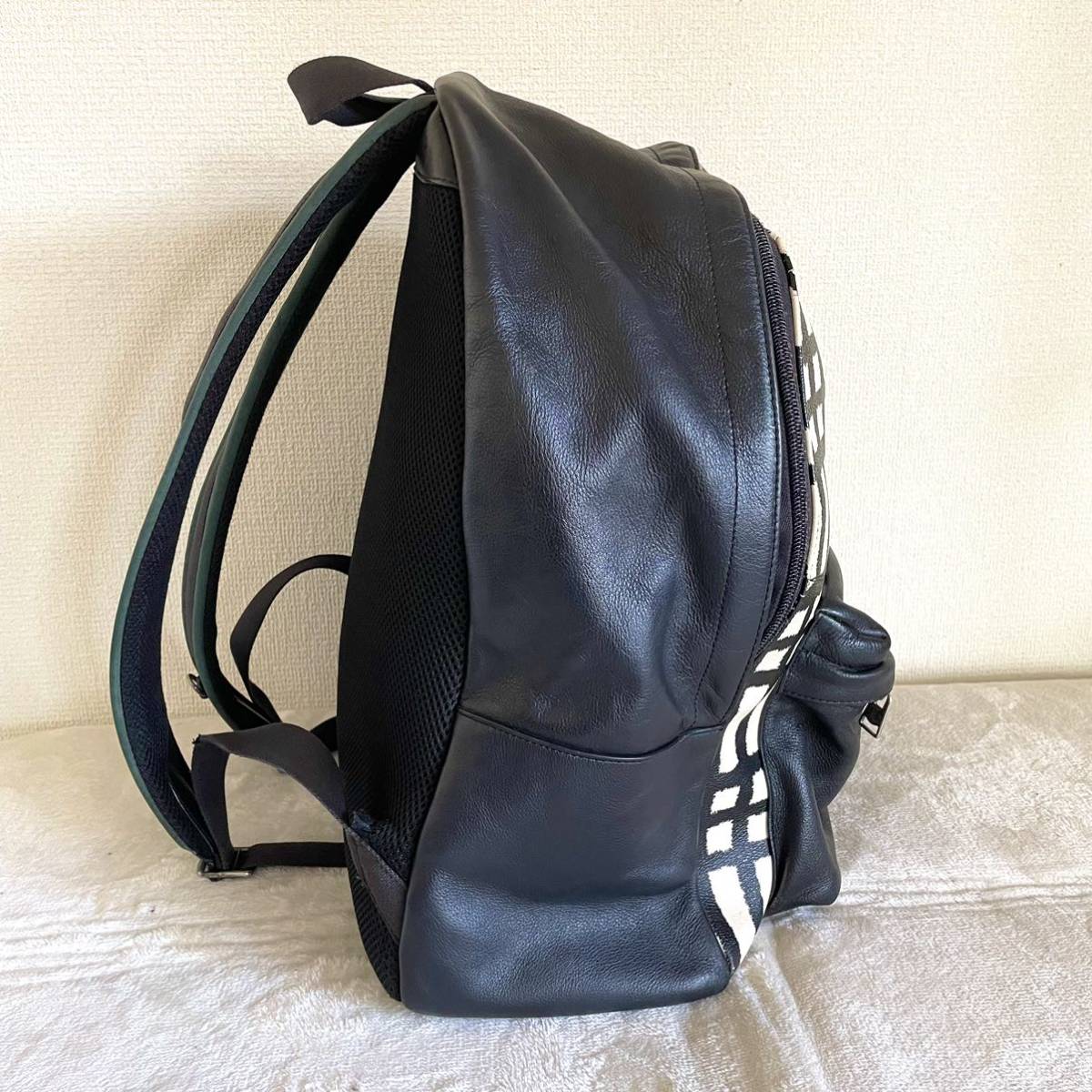 COACH コーチ k444 ミニリュック バックパック ゼブラ柄 ブラック