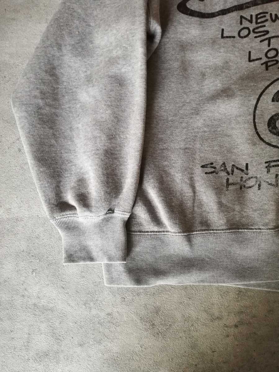 希少デカロゴ!! 90s OLD STUSSY ワールドツアー スウェット USA製 L 
