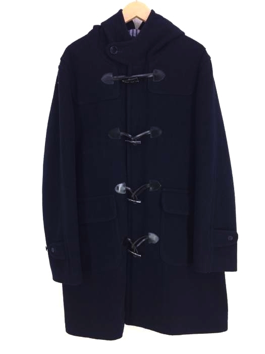 人気SALE，豊富な uniform experiment(ユニフォームエクスペリメント) 裏地ストライプ ダッフルコート メン 中古 古着 0849