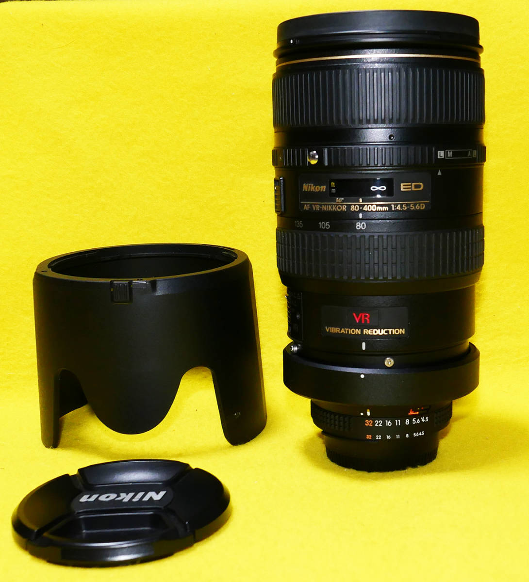  Nikon ニコン AF VR-NIKKOR 80-400ｍｍ 1：4.5-5.6Ｄ 外観(ニコン)｜売買されたオークション情報、yahooの商品情報をアーカイブ公開 - オークファン ニコン