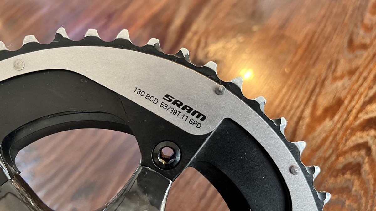【ブラックフライデー】SRAM RED 22 GXP 175 53-39 BCD130 中古美品