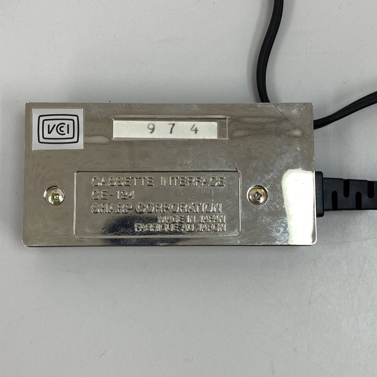 22L1128 SHARP シャープ CE-124 ポケコン用 カセットインターフェイス