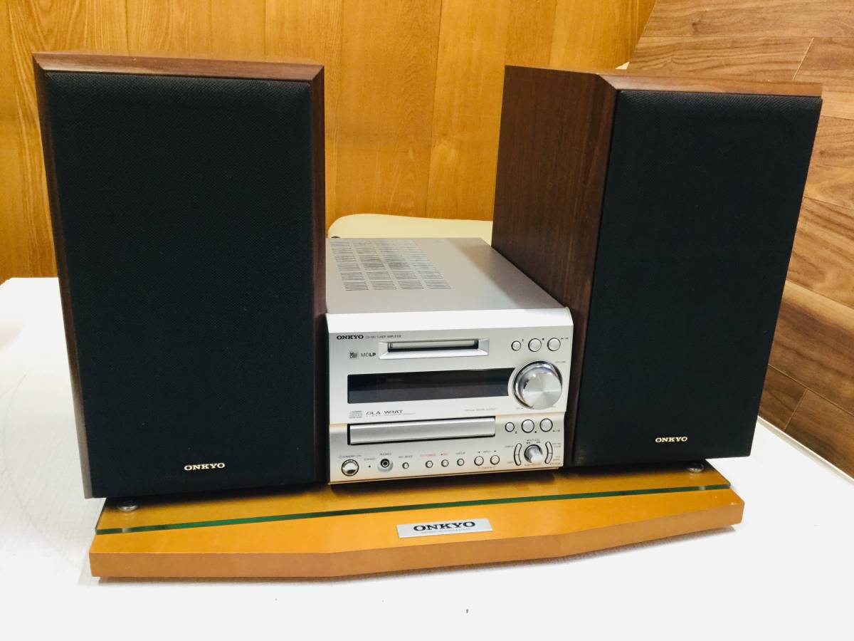 1円スタート【ONKYO -オンキョウ- FR-7GX CD/MDシステムコンポ